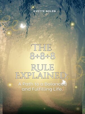 cover image of The 8+8+8 Rule Explained